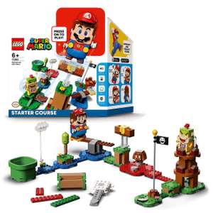 LEGO Super Mario Pack Inicial: Aventuras con Mario Bros, Set con Figuras Interactivas, Juguete de Construcción del Videojuego