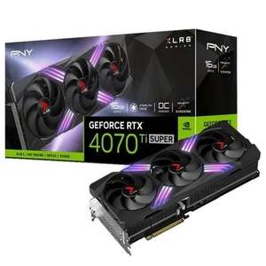 PNY GeForce RTX 4070 Ti SUPER XLR8 Gaming VERTO EPIC-X RGB OC Triple Fan 16GB GDDR6X DLSS3