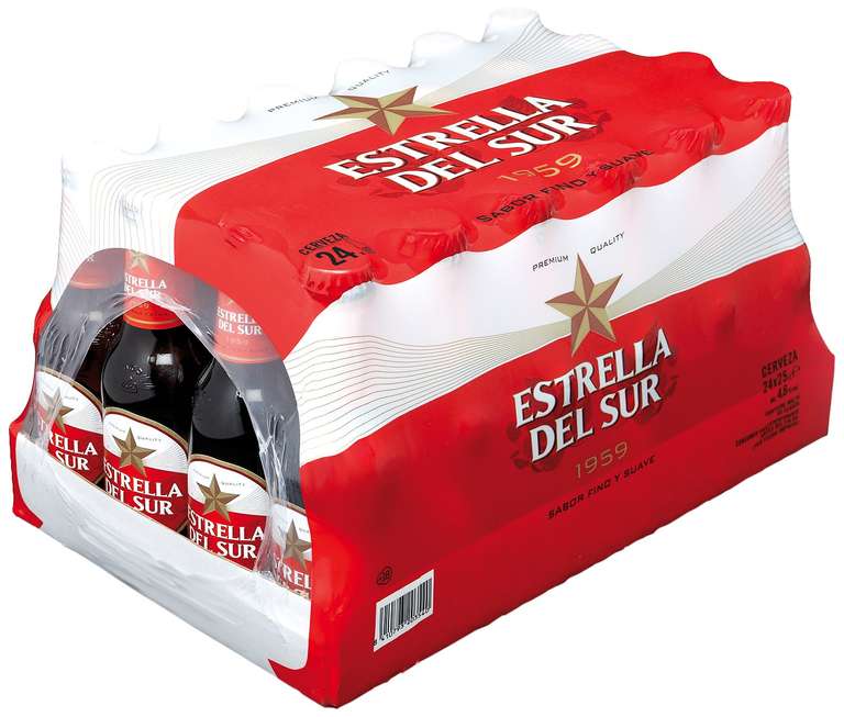 24 x Estrella del Sur Cerveza - Pack de 24 Botellas 25cl