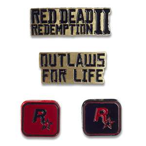 Set de Pins Red Dead Redemption II