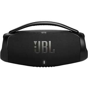 JBL Boombox 3, WiFi, 80 W, Resistente agua y polvo, Bluetooth, 24 h, Negro (Descuento en cesta)