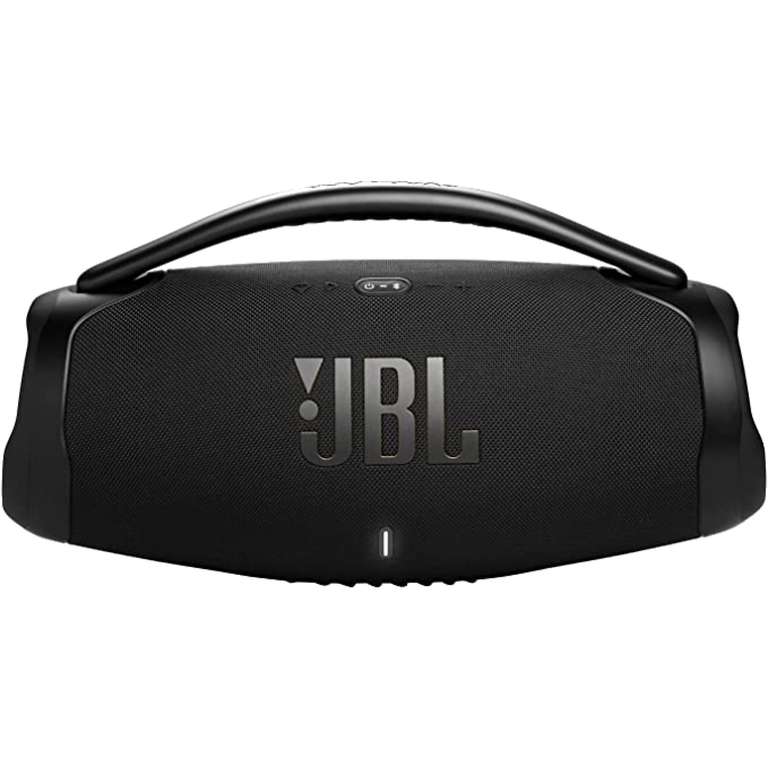JBL Boombox 3, WiFi, 80 W, Resistente agua y polvo, Bluetooth, 24 h, Negro (Descuento en cesta)