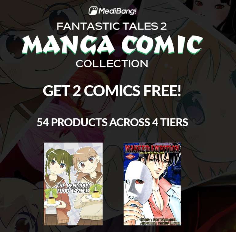 GRATIS :: 2 Cómics del Pack Fantastic Tales 2 Manga Comic Collection | Formato Digital