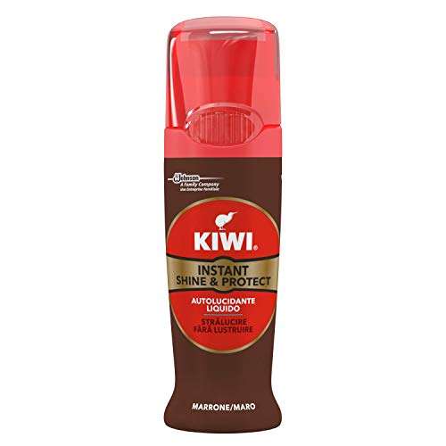 KIWI Crema de ceras - Autolucidante liquido marrón - 75 ml