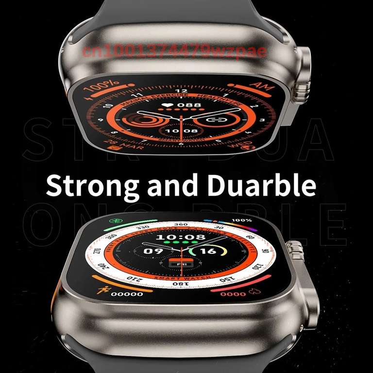 Reloj inteligente Ultra serie 8 con bluetooth, NFC, carga inalámbrica, IOS y Android, 2023