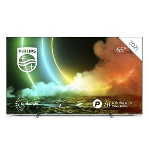 TV OLED 65" Philips 65OLED706 (1394€ precio final, 100€ descuento ECI+) 120Hz | HDMI 2.1 | Android TV10 | DTS | Dolby Vision & Atmos