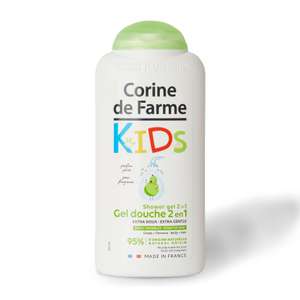 Gel de ducha 2 en 1 para niños (para pieles sensibles, con 95% ingredientes naturales)