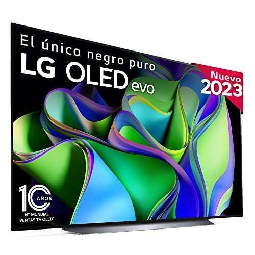 TV OLED EVO 77" OLED77C34LA.AEU + Monitor LG IPS 24" (o con Microcadena LG XBOOM 100W 1.817,31 con Barra de sonido 420W 4.1 1.867,47€)