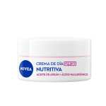 NIVEA Crema de Día Nutritiva - Crema Facial Hidratante - Hidratanta y Previene las Manchas - Protección Solar PF30