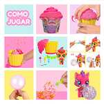 BUBILOONS Confetti Party, Mini Muñeca Animalito Sorpresa Coleccionable que Infla Globos con 8 Accesorios