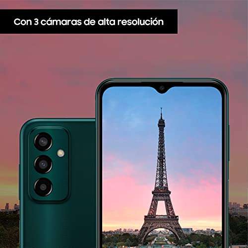 Samsung Galaxy M13 – Teléfono Móvil libre Android, Smartphone con 4GB de RAM, 128 GB de Almacenamiento, Deep Green, Versión española