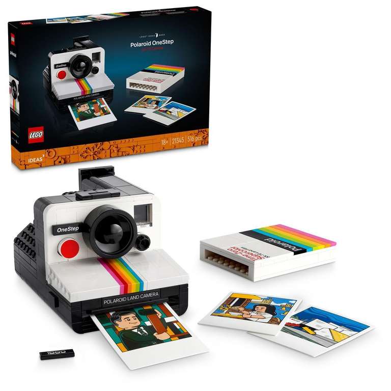LEGO Ideas Cámara Polaroid OneStep SX-70 Regalo para fotógrafos 21345 [AMAZON 64.99€]