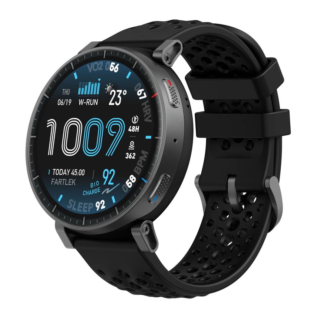 Amazfit Active MAX Reloj Inteligente 48mm, Pantalla AMOLED 1.5", Batería hasta 25 Días, Mapas, NFC, GPS, 170+ Deportes, Resistente al Agua