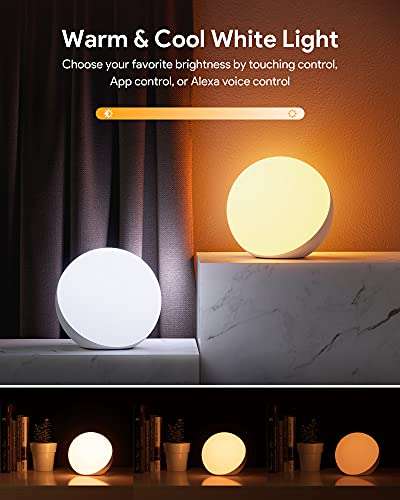 Lámpara de noche RGB compatible con Alexa y Google Home