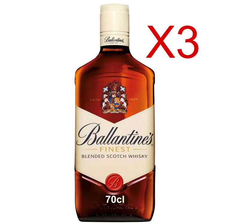 Pack 3 botellas de Ballantines