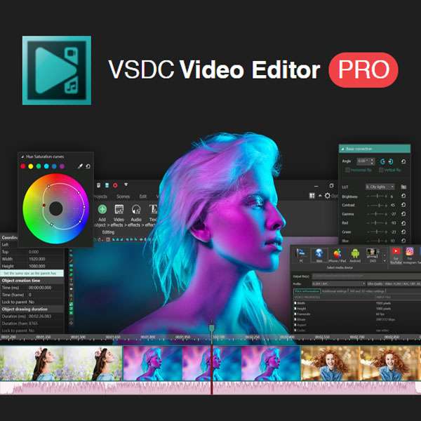 VSDC Video Editor Pro, Luminar AI [Licencia GRATIS]