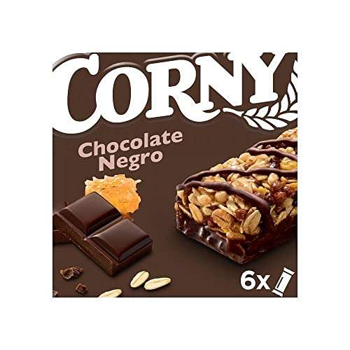 3 x Corny Barritas de Chocolate Negro- Pack de 6x23gr [El pack sale a 1'28€]