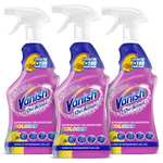 Vanish Oxi Action - Quitamanchas del día a día para ropa, en spray, sin lejía - Pack de 3 x 750 ml