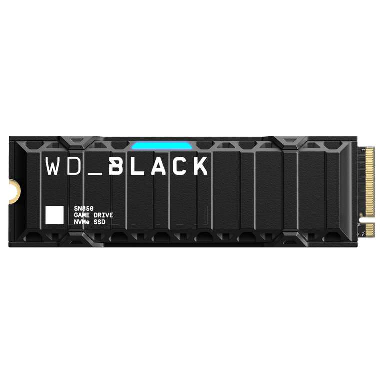 Disco duro SSD interno 2TB - WD_Black SN850 NVMe SSD para consolas PS5, Licencia oficial, 7000MB/s, Negro