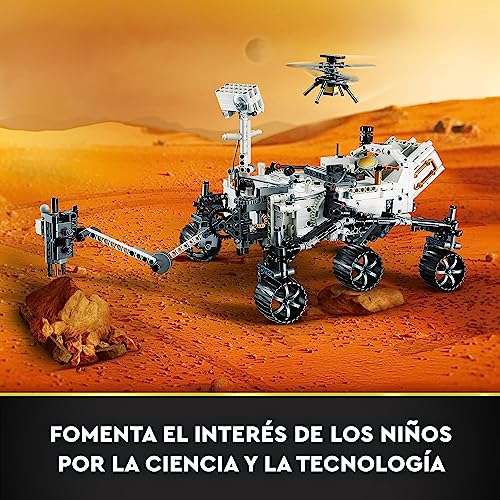 LEGO 42158 Technic NASA Mars Rover Perseverance, Juego del Espacio con Experiencia App AR