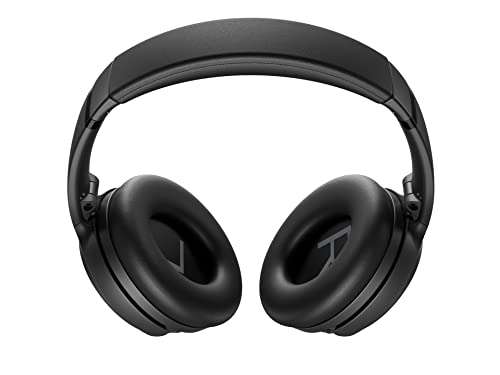 Auriculares inalámbricos Bluetooth Bose QuietComfort SE con cancelación de ruido y micrófono para llamadas, con estuche blando, negro