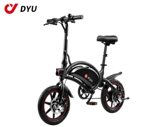 DYU D3F Mini bicicleta eléctrica plegable de 14 pulgadas