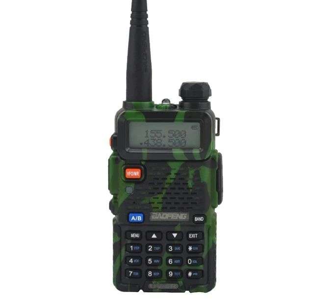 Baofeng-walkie-talkie UV-5R, Radio bidireccional, VHF/UHF, 136-174MHz y 400-520MHz (varios colores)