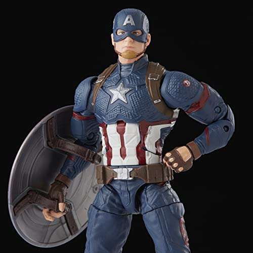 MMarvel Legends Series - Captain America: Steve Rogers y Captain America: Sam Wilson. Seleccionad vendedor Amazon.