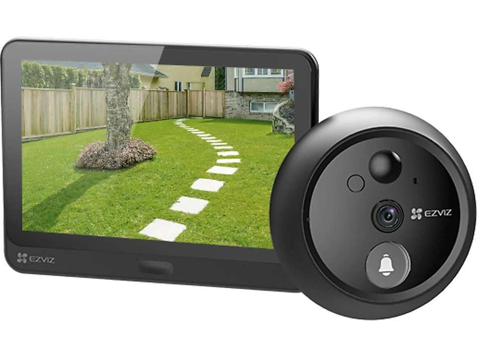 EZVIZ CP4 Mirilla digital inteligente con cámara de seguridad WIFI -  protege tu hogar contra okupas 