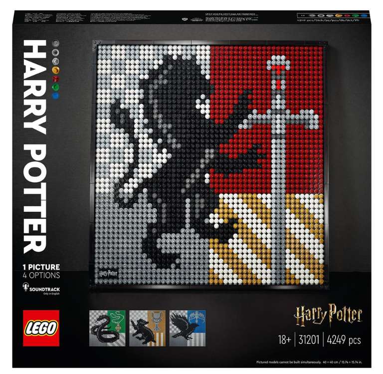 Lego Art Harry Potter Hogwarts Crests