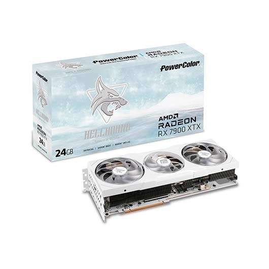Powercolor Radeon RX 7900 XTX Hellhound White - 24 GB DDR6