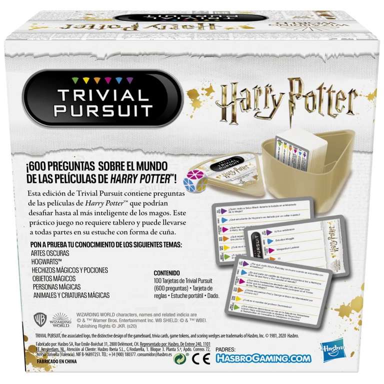 Trivial Pursuit: Edición Harry Potter - Hasbro Gaming