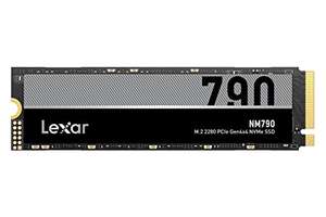 Lexar NM790 SSD Interno 2TB - M.2 2280 PCIe Gen4x4 NVMe SSD, hasta 7400 MB/s de Lectura, 6500 MB/s de Escritura, Unidad para PC