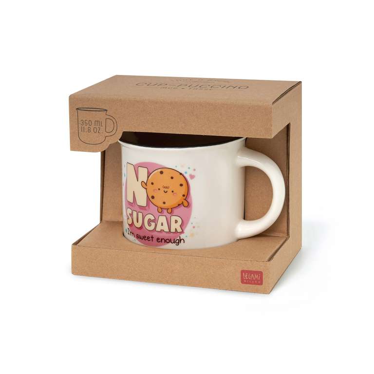 Taza De Porcelana Legami 350 Ml 'Wrong Day Go Back' – Humor Y Calidad Para Tu Café Diario