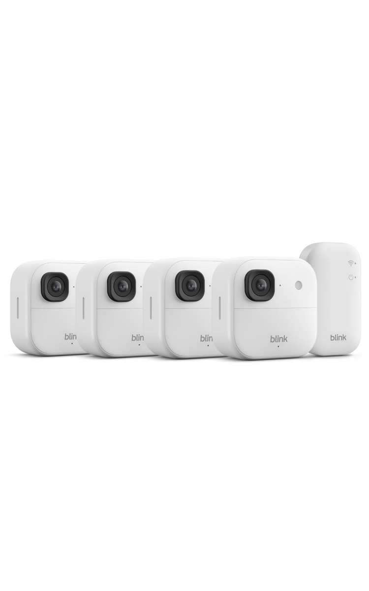 Cámara exterior 2K+ Blink (última generación) — cámara de seguridad inteligente inalámbrica, resolución de vídeo 2K