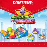SUPERTHINGS Kazoom Kids – Blíster 4 SuperThings (Incluye 1 capitán Plateado), 1 Kazoom Slider y 1 Rampa