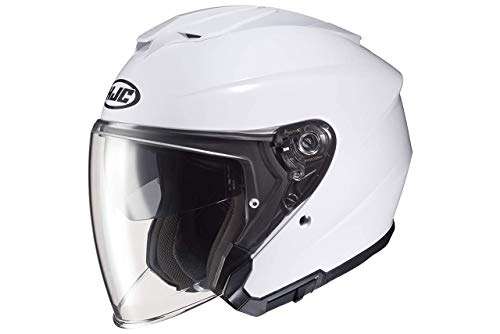HJC Helmets Casco jet moto I30, blanco, M