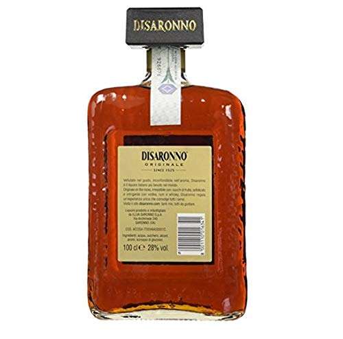 Disaronno Licor italiano Amaretto - licor elaborado a base de almendrina - 1 botella de 1L