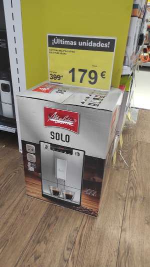Cafetera superautomática Melitta Solo Pure Negro Visto en Carrefour Alcobendas