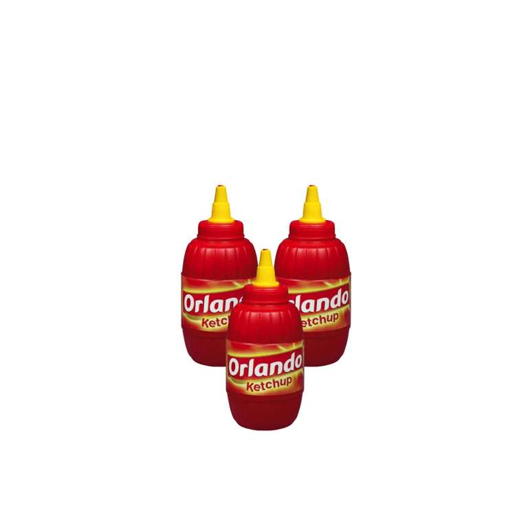 Orlando ketchup mayonesa mostaza bote orlando 300 g 3botes total 900g