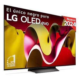LG OLED65C44LA, 65", OLED 4K, Serie C4, 3840x2160, Smart TV, WebOS24, Procesador a9, Dolby Vision, Dolby Atmos, 144 Hz, AMD FreeSync