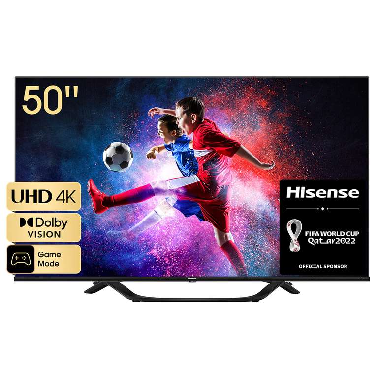 Hisense TV LED 127 cm (50") Hisense 50A63H UHD 4K , Dolby Vision. 55" por 359€