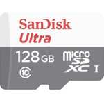 SANDISK Ultra MICROSDXC 128GB + SD Adapter 100MB/S Class 10 UHS-I - Tablet Packaging