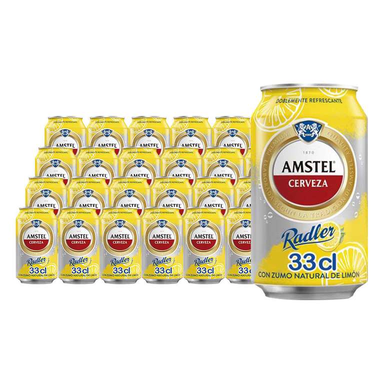 Amstel radler 33 cl pack 24 latas