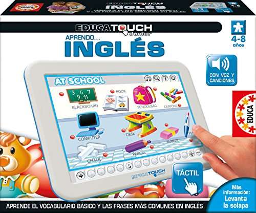 Educa - Touch Junior Aprendo Inglés Juego Educativo para Niños,