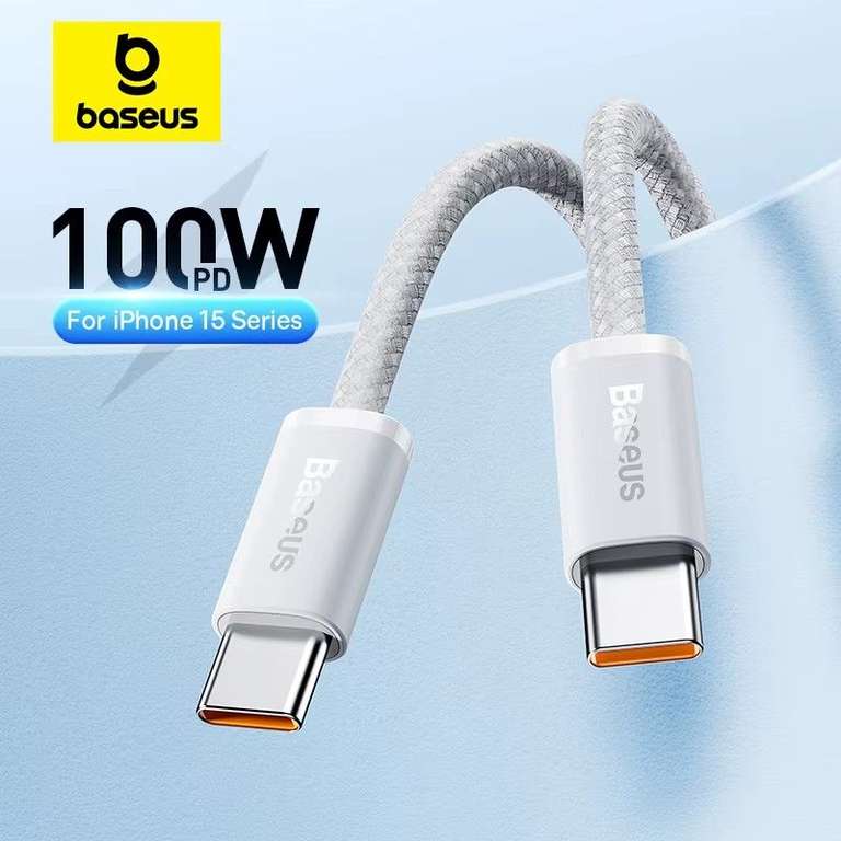 Cable De Datos Usb A Lightning 2.4a 1m Metal Negro Baseus | Cuotas sin interés