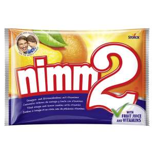 nimm2 - Caramelos duros rellenos sabor naranja y limón con vitaminas (1000g)