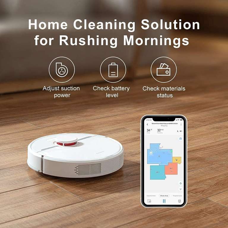 Dreame D9 robot aspirador solo 156€ (desde Europa) » Chollometro
