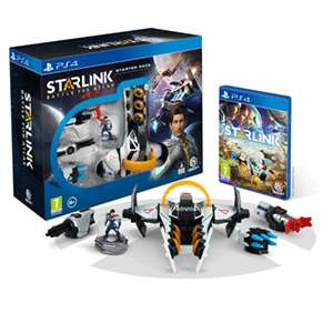 Starlink Starter Pack PS4 (Juego + nave + piloto + 11 armas + soporte para mando + poster)