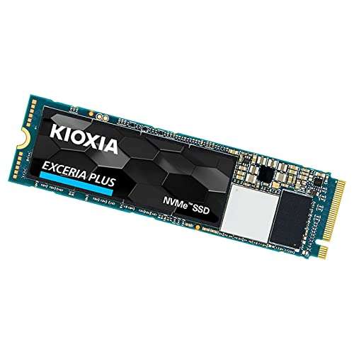 KIOXIA EXCERIA Plus NVMe 500GB PCIe 3.0 Gen3x4 M.2 2280 SSD, LRD10Z500GG8